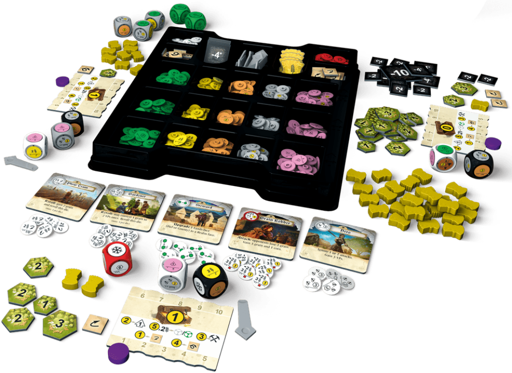 Dice Realms components
