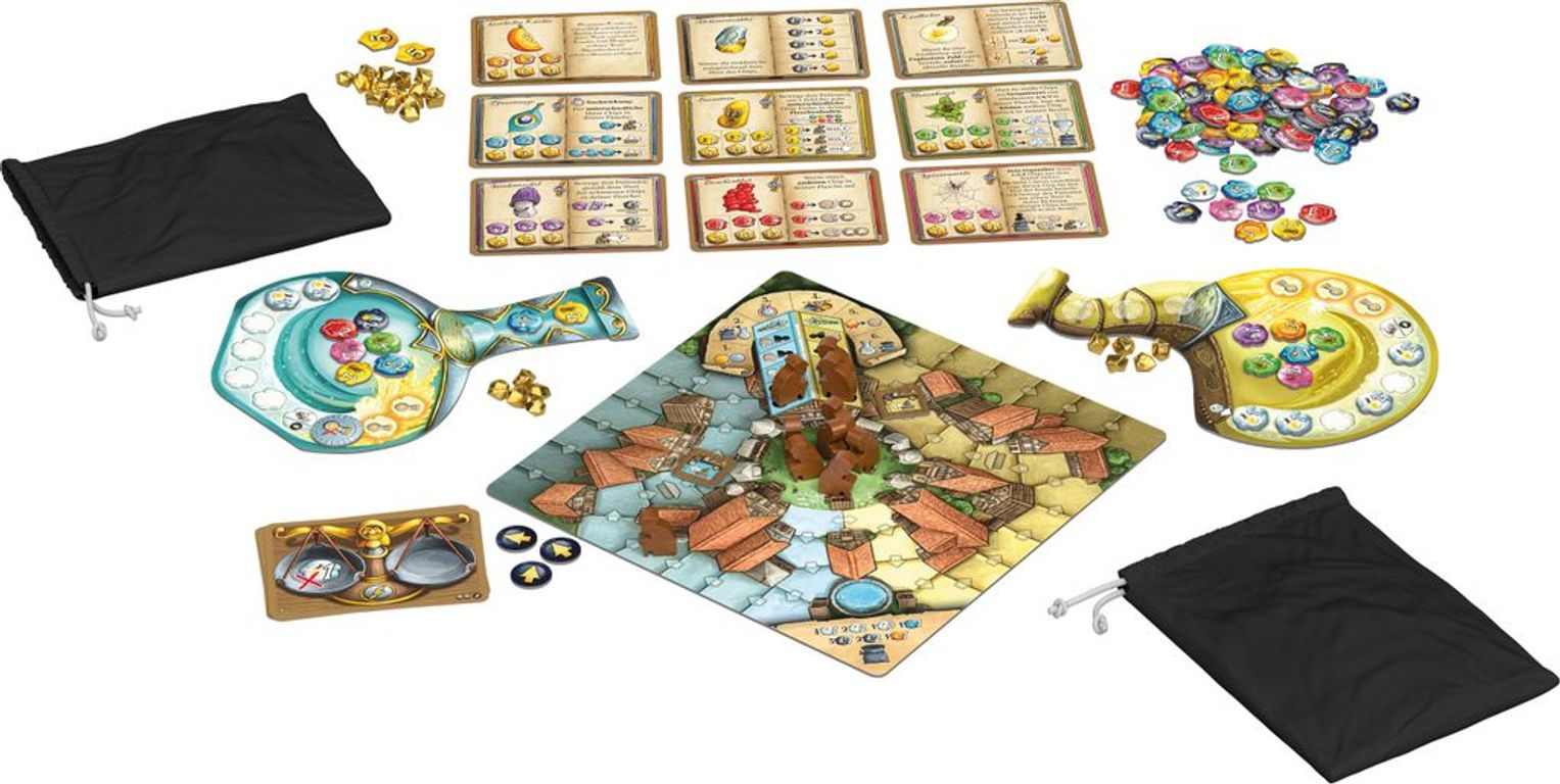 The Quacks of Quedlinburg: The Duel components