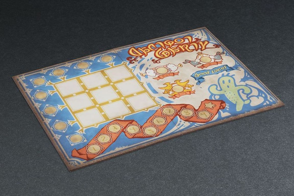 Final Fantasy XIV: Gold Saucer Cactpot Party game board