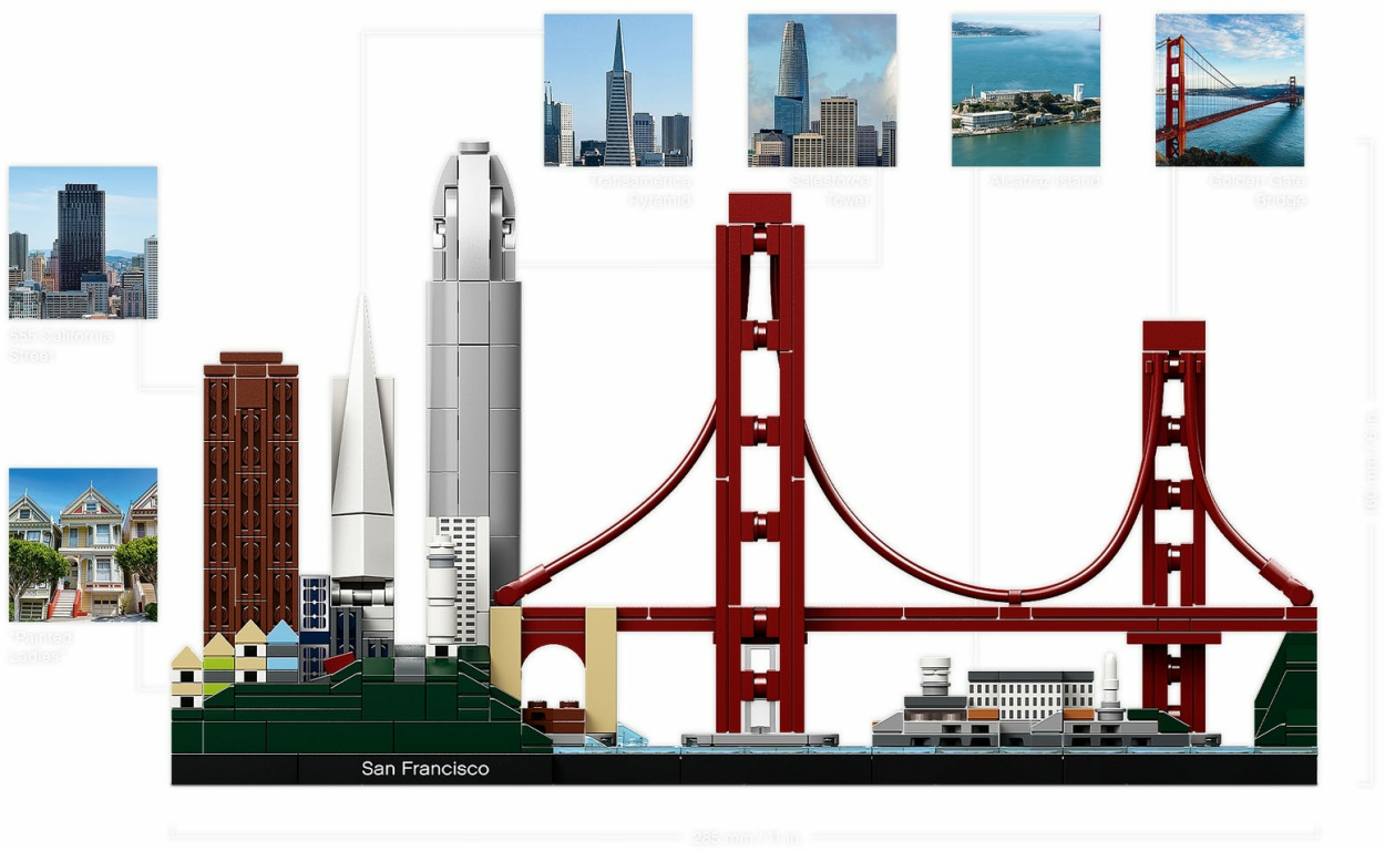 LEGO® Architecture San Francisco components