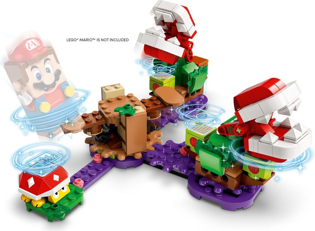 LEGO® Super Mario™ Uitbreidingsset: Piranha Plant-puzzeluitdaging speelwijze