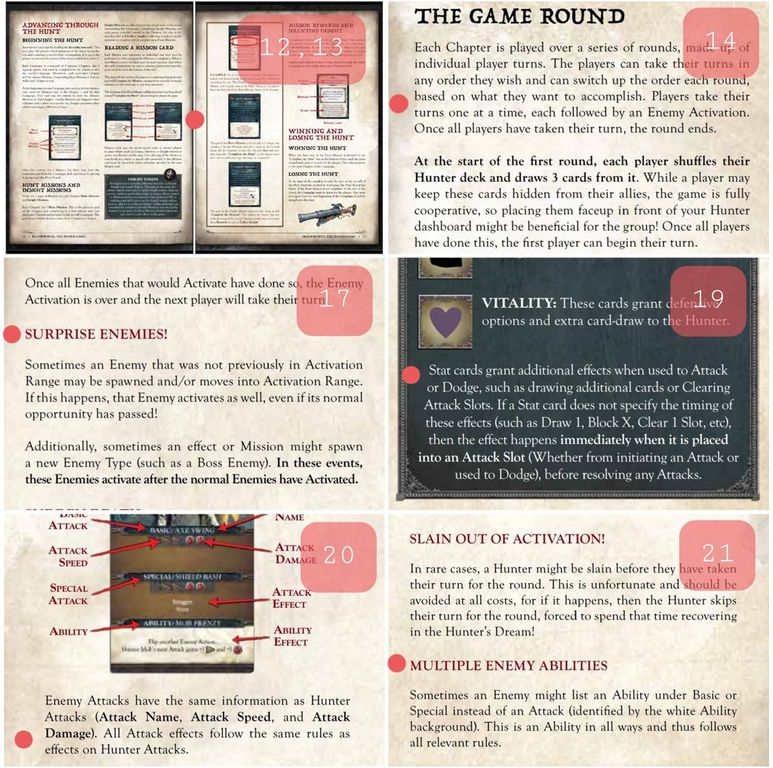 Bloodborne: The Board Game manual