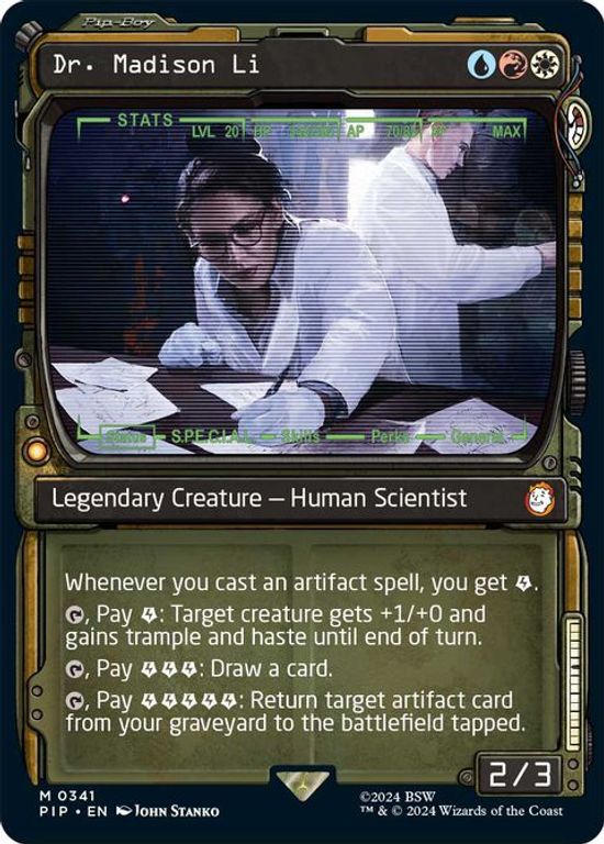 Magic: The Gathering - Universes Beyond: Fallout Commander Deck - Science! carta