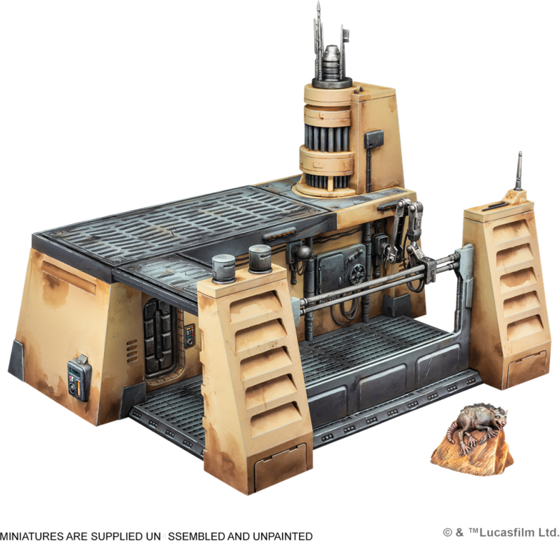 Star Wars: Shatterpoint - Maintenance Bay Terrain Pack miniature