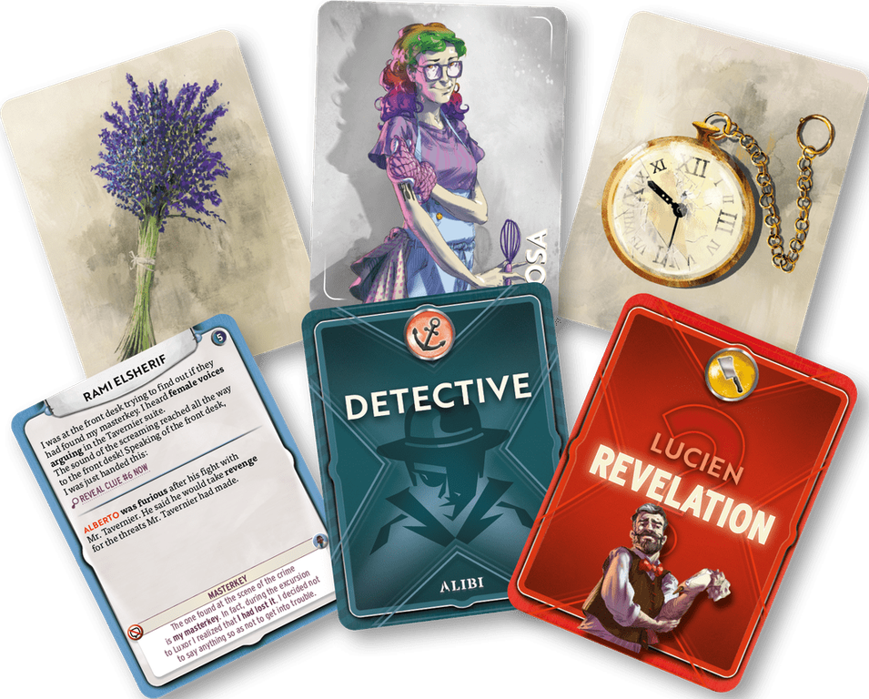 Alibi: 3 Intricate Mysteries cartas