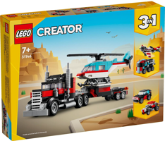 LEGO® Creator Flatbed Truck with Helicopter