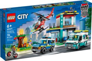 LEGO® City Central de Vehículos de Emergencia