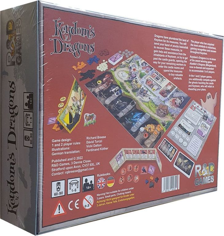 Keydom's Dragons back of the box