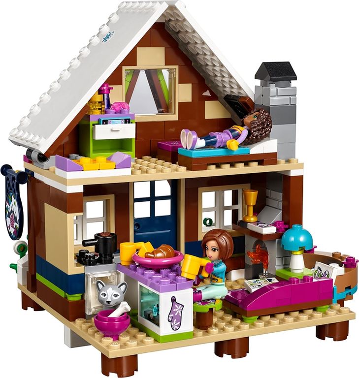 LEGO® Friends Lo chalet del villaggio invernale interno