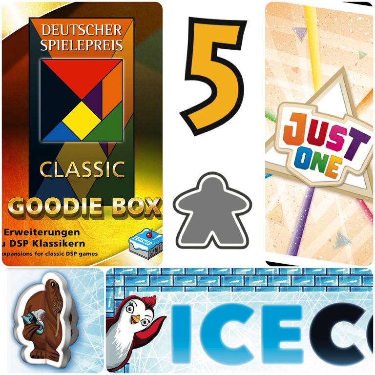 Deutscher Spielepreis Classic Goodie Box components