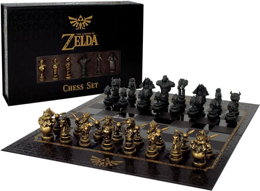 The Legend of Zelda Collector's Chess Set components
