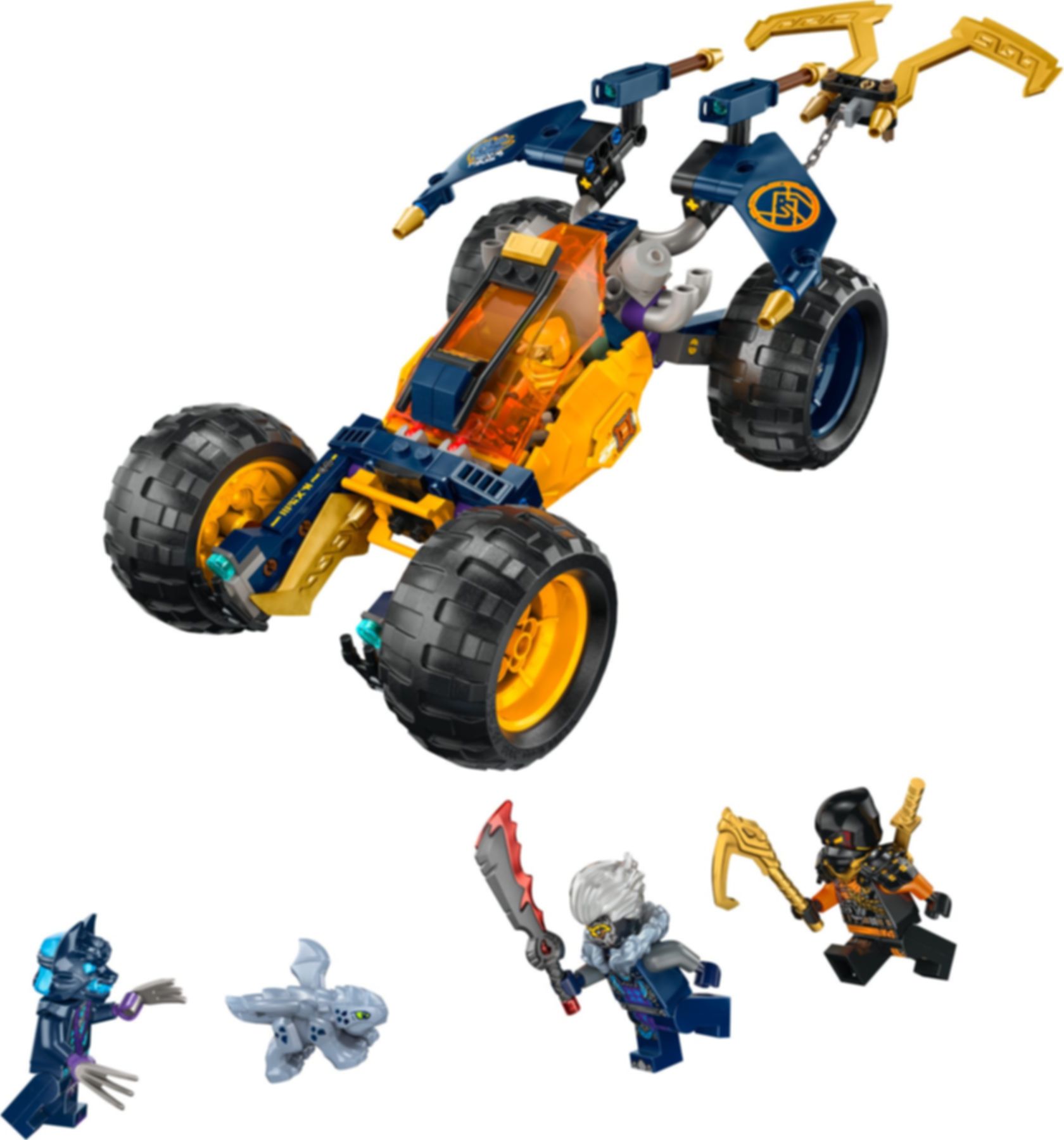 LEGO® Ninjago Arin's Ninja Off-Road Buggy Car components