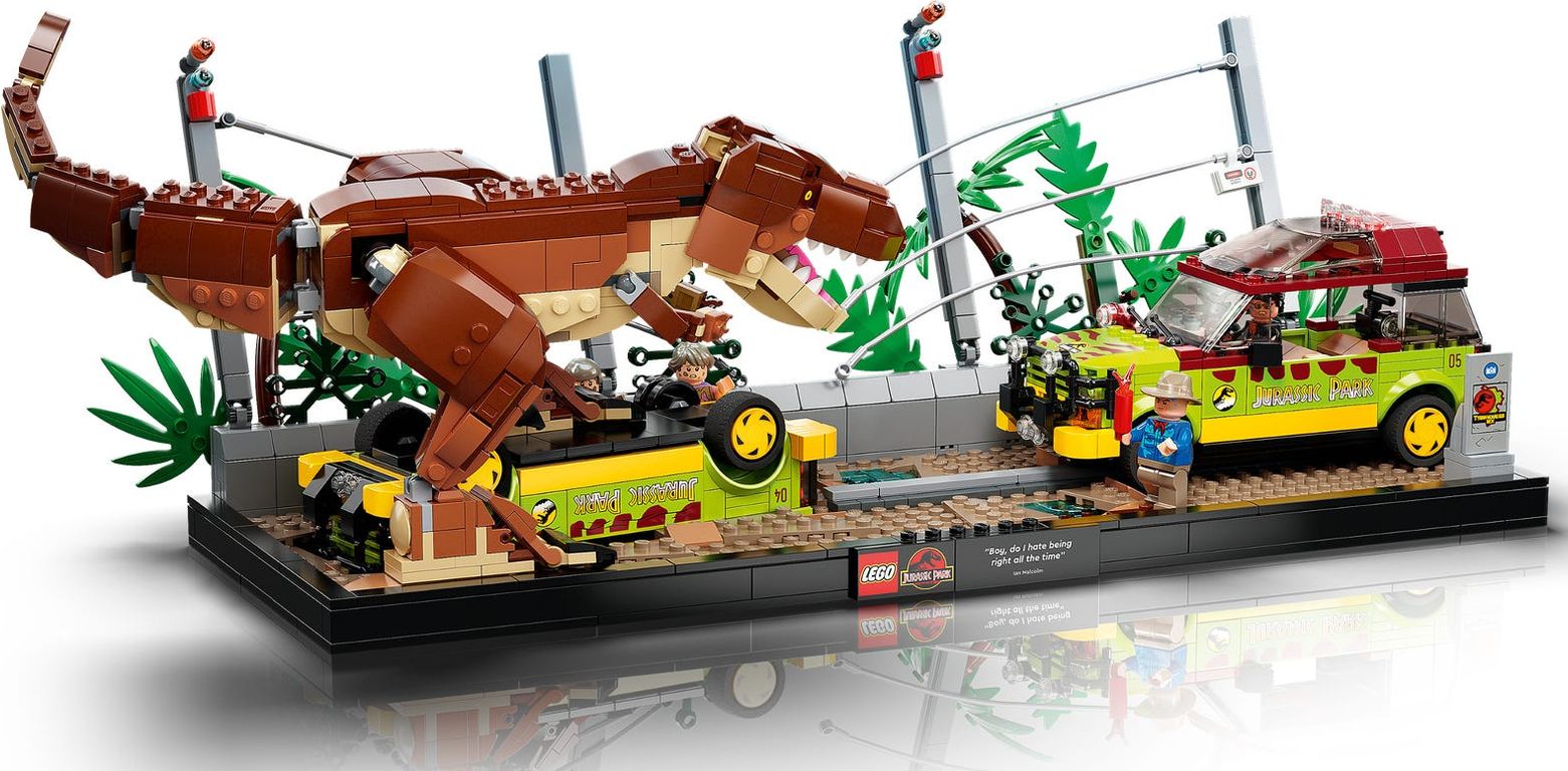 LEGO® Jurassic World Ausbruch des T. Rex komponenten