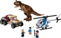 LEGO® Jurassic World Verfolgung des Carnotaurus komponenten