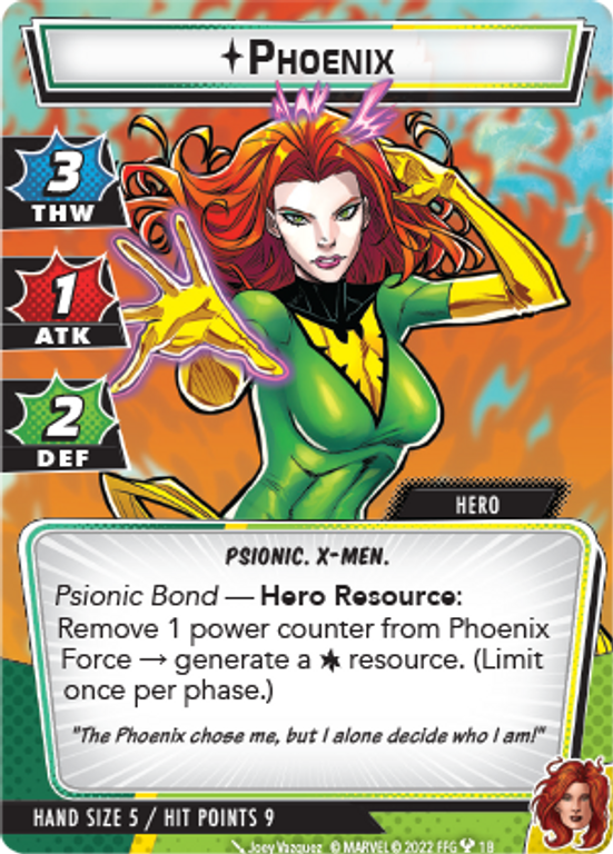 Marvel Champions: The Card Game – Phoenix Hero Pack card