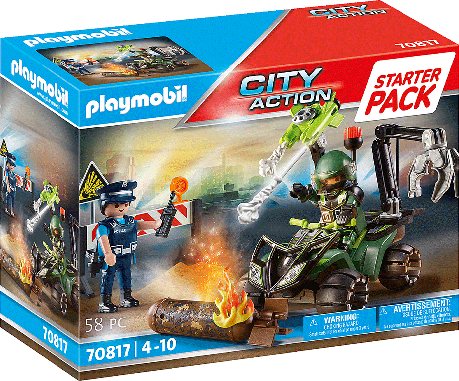  Playmobil Police Off-Road Car with Jewel Thief