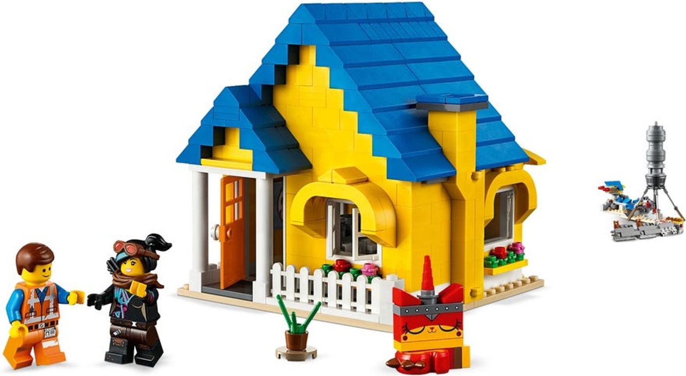 LEGO® Movie Emmets Traumhaus/Rettungsrakete! spielablauf