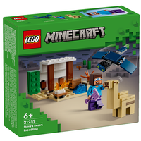 LEGO® Minecraft Steve's woestijnexpeditie
