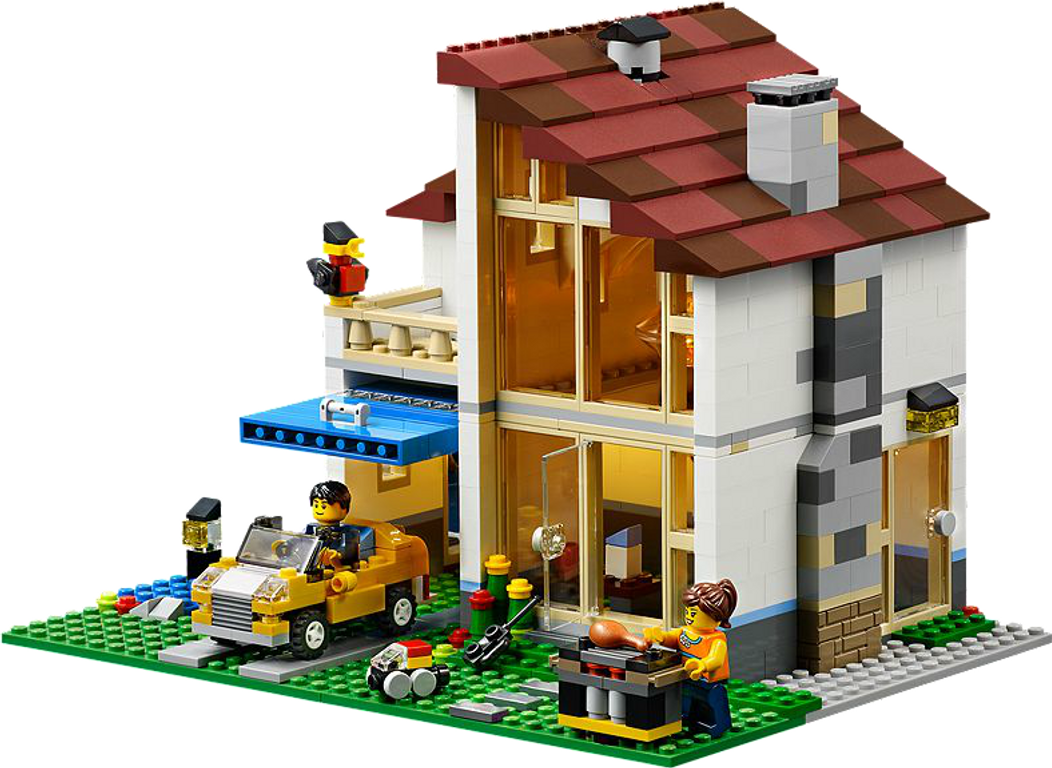 LEGO® Creator Großes Einfamilienhaus spielablauf