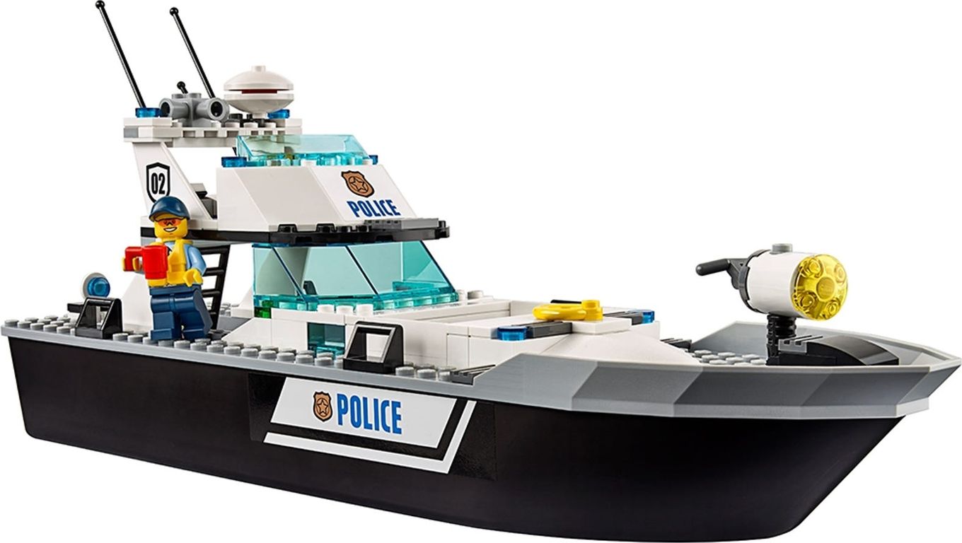 LEGO® City Police Patrol Boat components