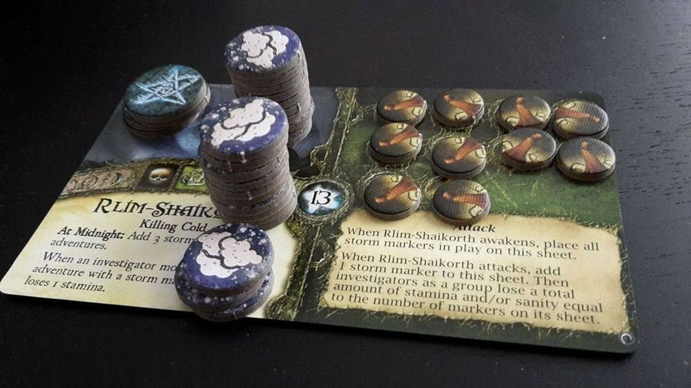 Elder Sign: Omens of Ice componenti