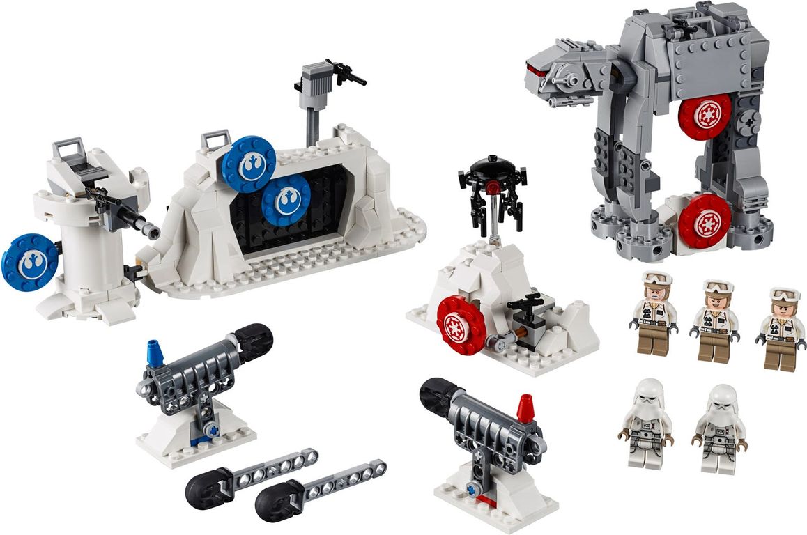 LEGO® Star Wars Action Battle - Difesa della Echo Base™ componenti