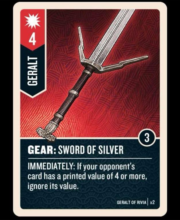 Unmatched: The Witcher – Steel and Silver carta