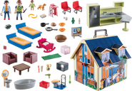 Playmobil® Dollhouse Take Along Modern Doll House components