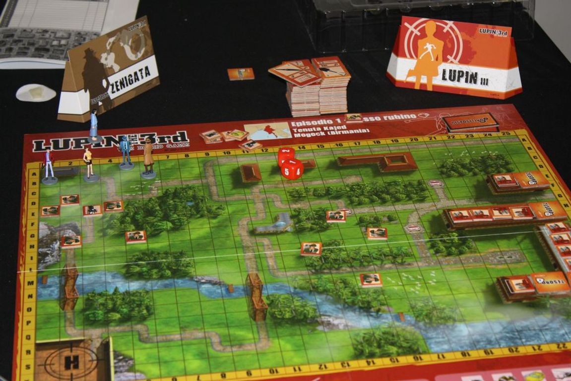 Lupin the Third - The Boardgame jugabilidad