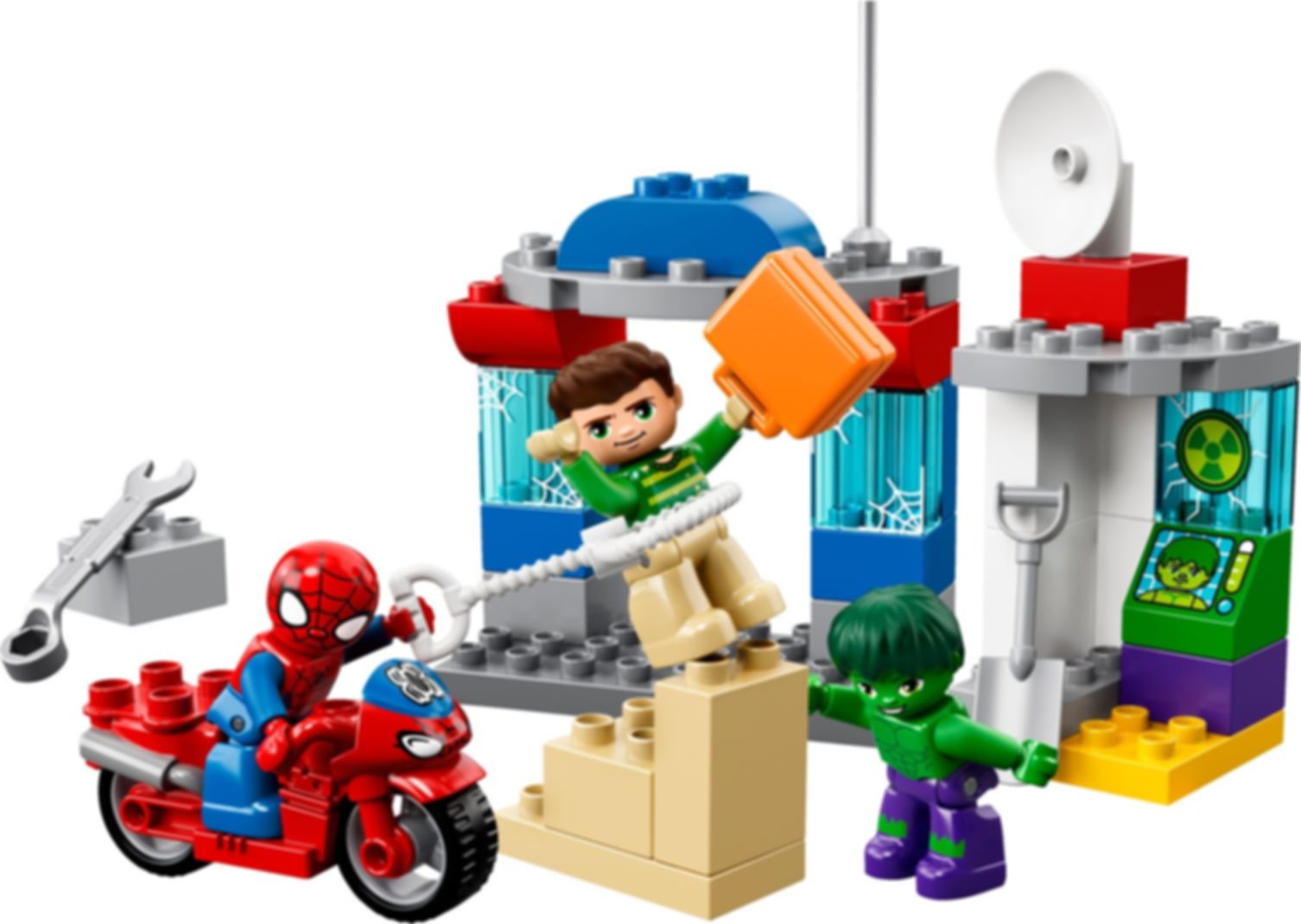 LEGO® DUPLO® Die Abenteuer von Spider-Man und Hulk spielablauf