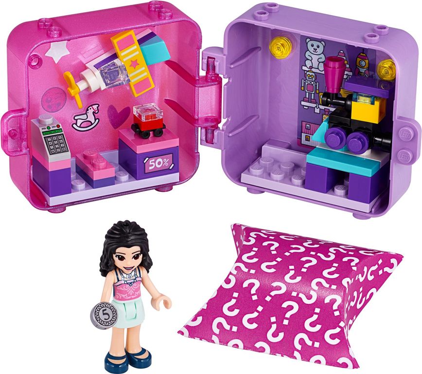 LEGO® Friends Emma's Shopping Play Cube components