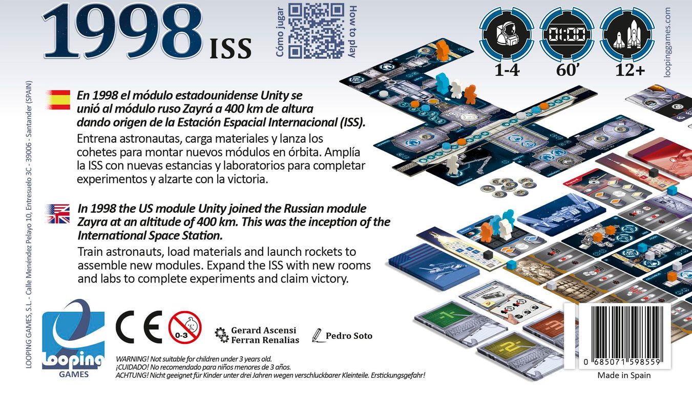 1998 ISS achterkant van de doos