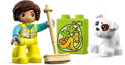 LEGO® DUPLO® Camion riciclaggio rifiuti minifigure