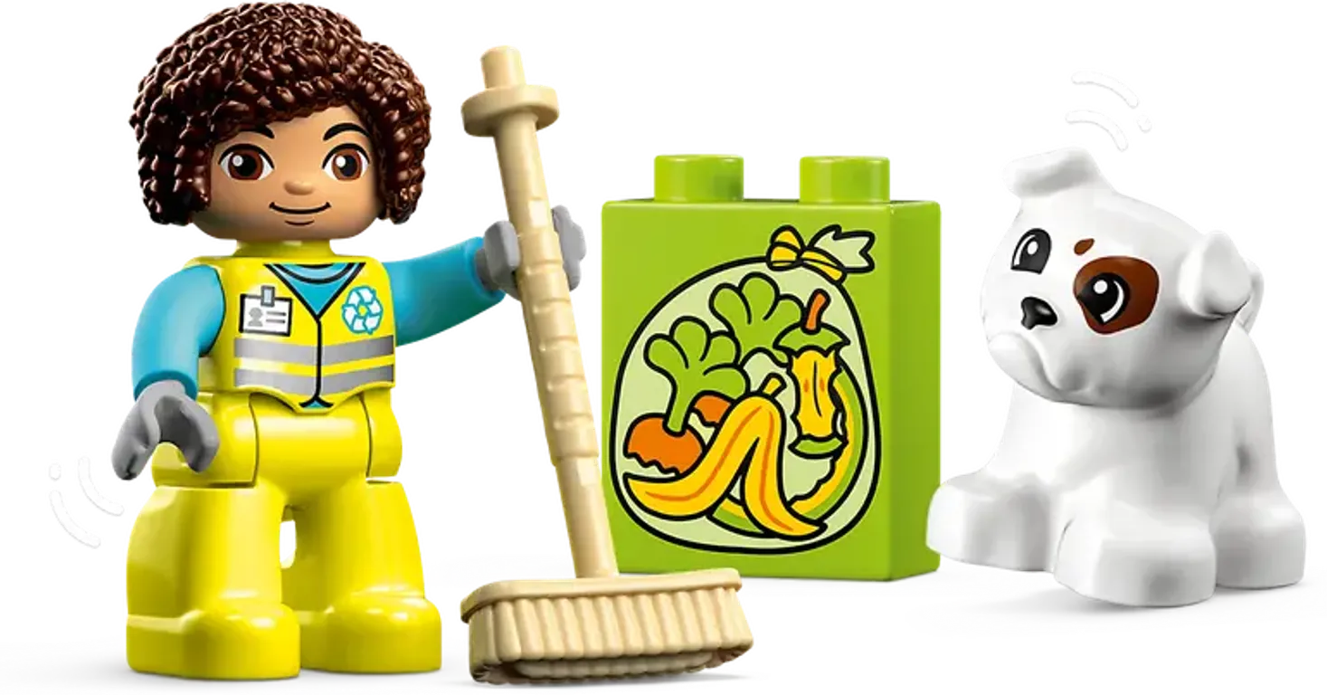 LEGO® DUPLO® Camión de Reciclaje minifiguras