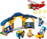 LEGO® Sonic The Hedgehog Tails' Workshop and Tornado Plane components