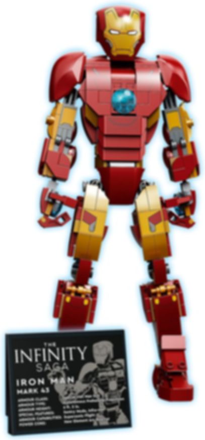 LEGO® Marvel Iron Man Figure components
