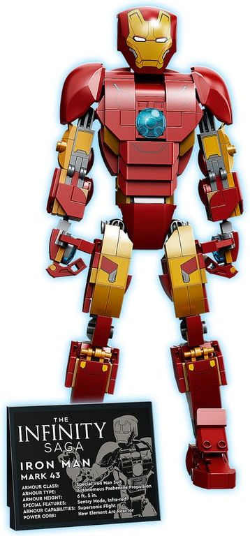 LEGO® Marvel Iron Man Figur komponenten