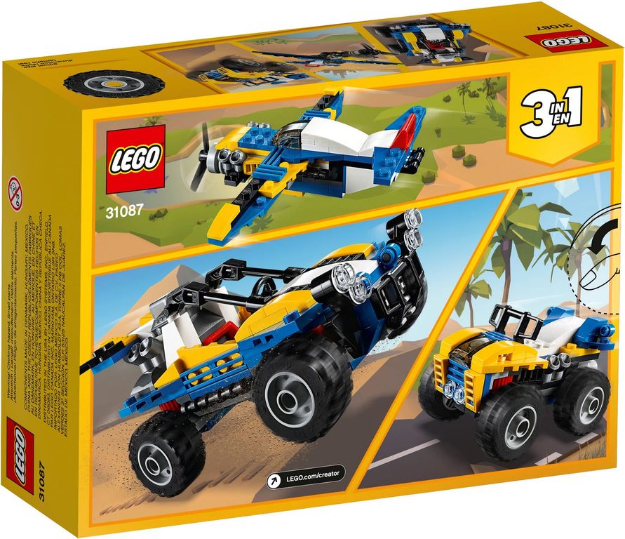 LEGO® Creator Buggy de las Arenas parte posterior de la caja