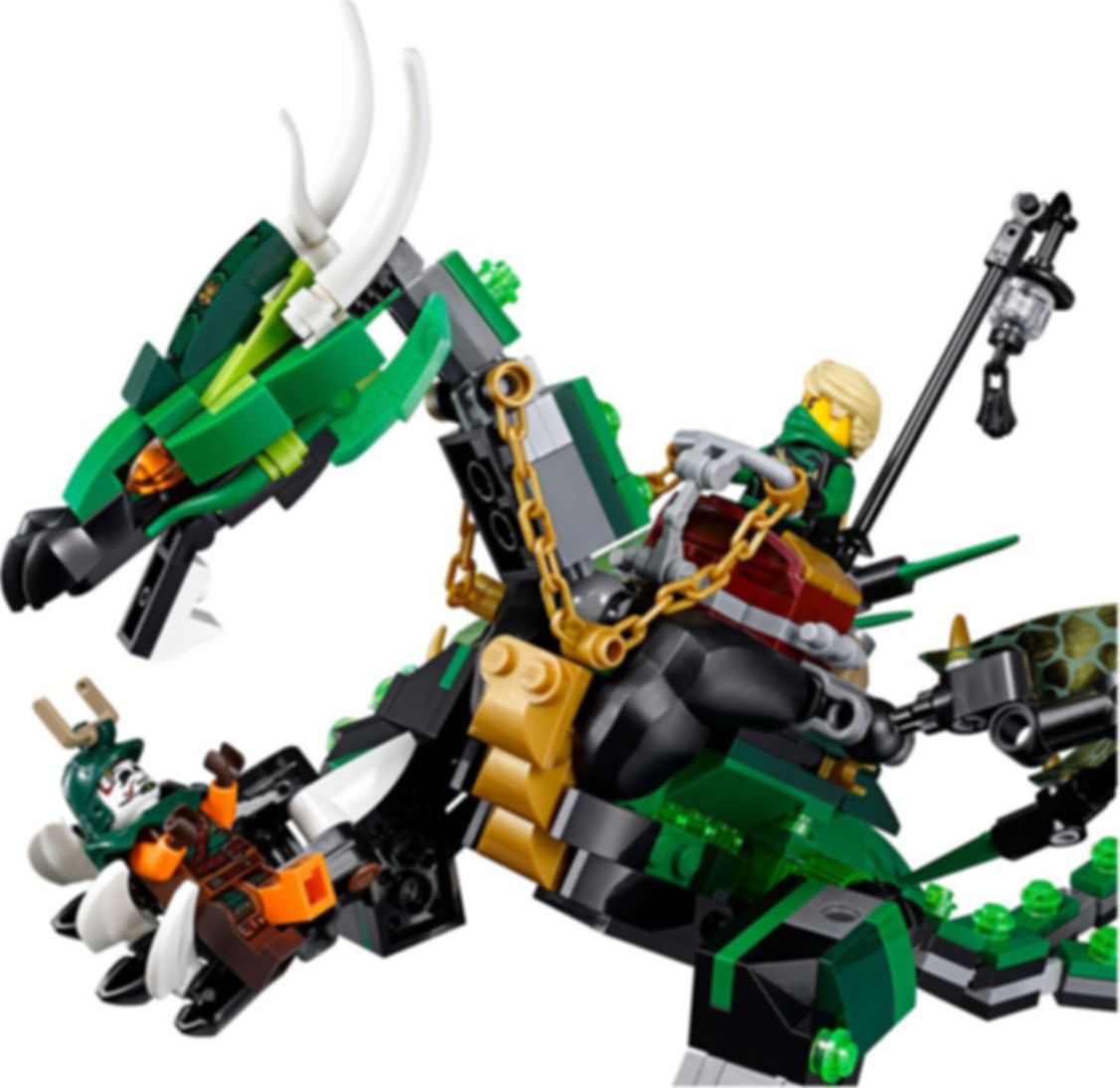 LEGO® Ninjago De groene NRG draak componenten