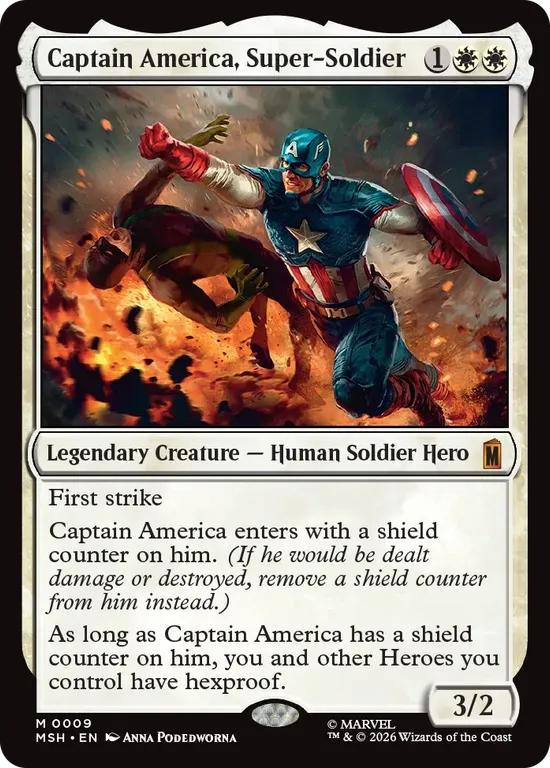 Magic: The Gathering - Marvel Super Heroes Commander Deck cards