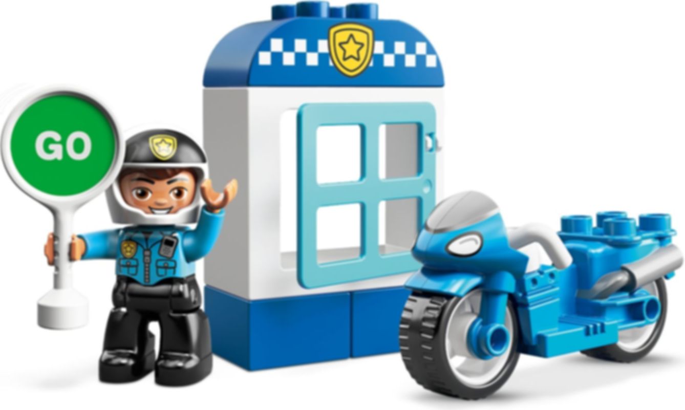 LEGO® DUPLO® Politiemotor componenten