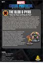 Marvel: Crisis Protocol – The Blob & Pyro parte posterior de la caja