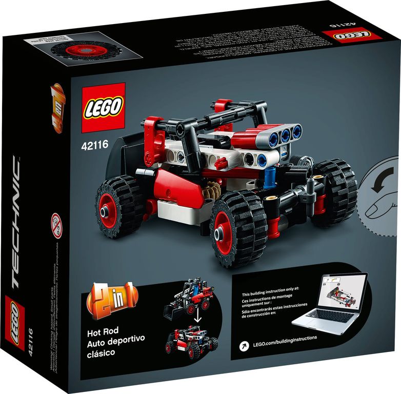 LEGO® Technic Skid Steer Loader back of the box