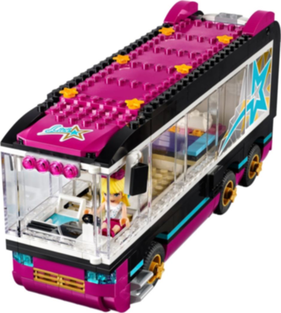 LEGO® Friends Pop Star Tour Bus components