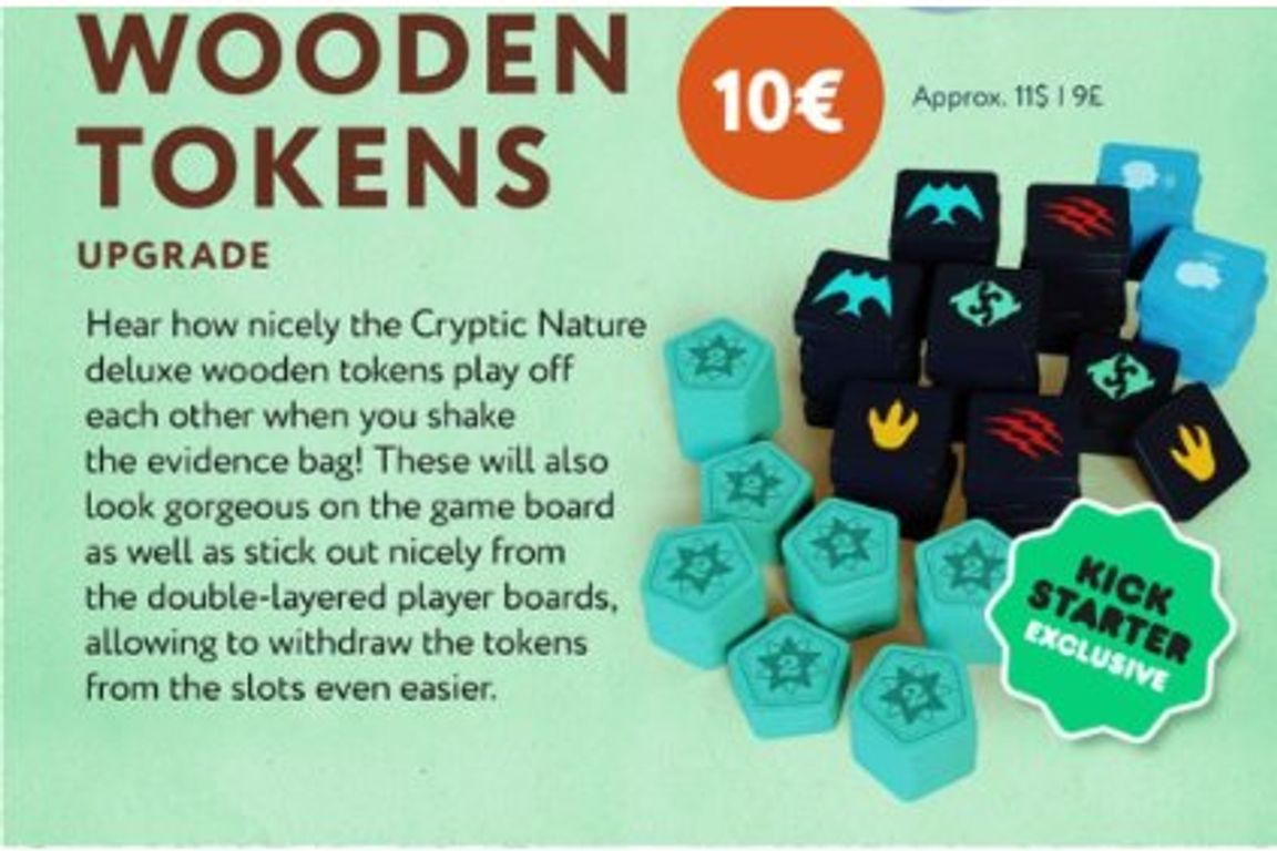 Cryptic Nature: Wooden Tokens manual