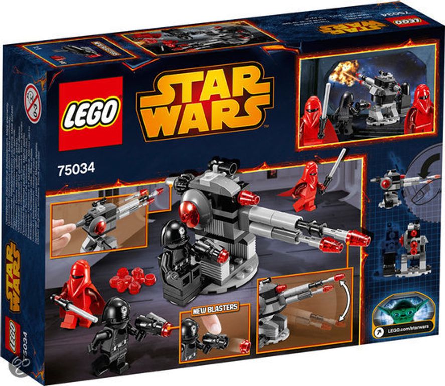 LEGO® Star Wars Death Star Troopers parte posterior de la caja