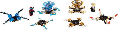 LEGO® Ninjago Spinjitzu Nya & Wu components