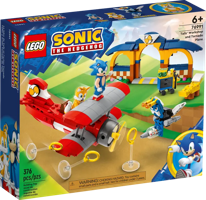 LEGO® Sonic The Hedgehog Tails' werkplaats en Tornado vliegtuig