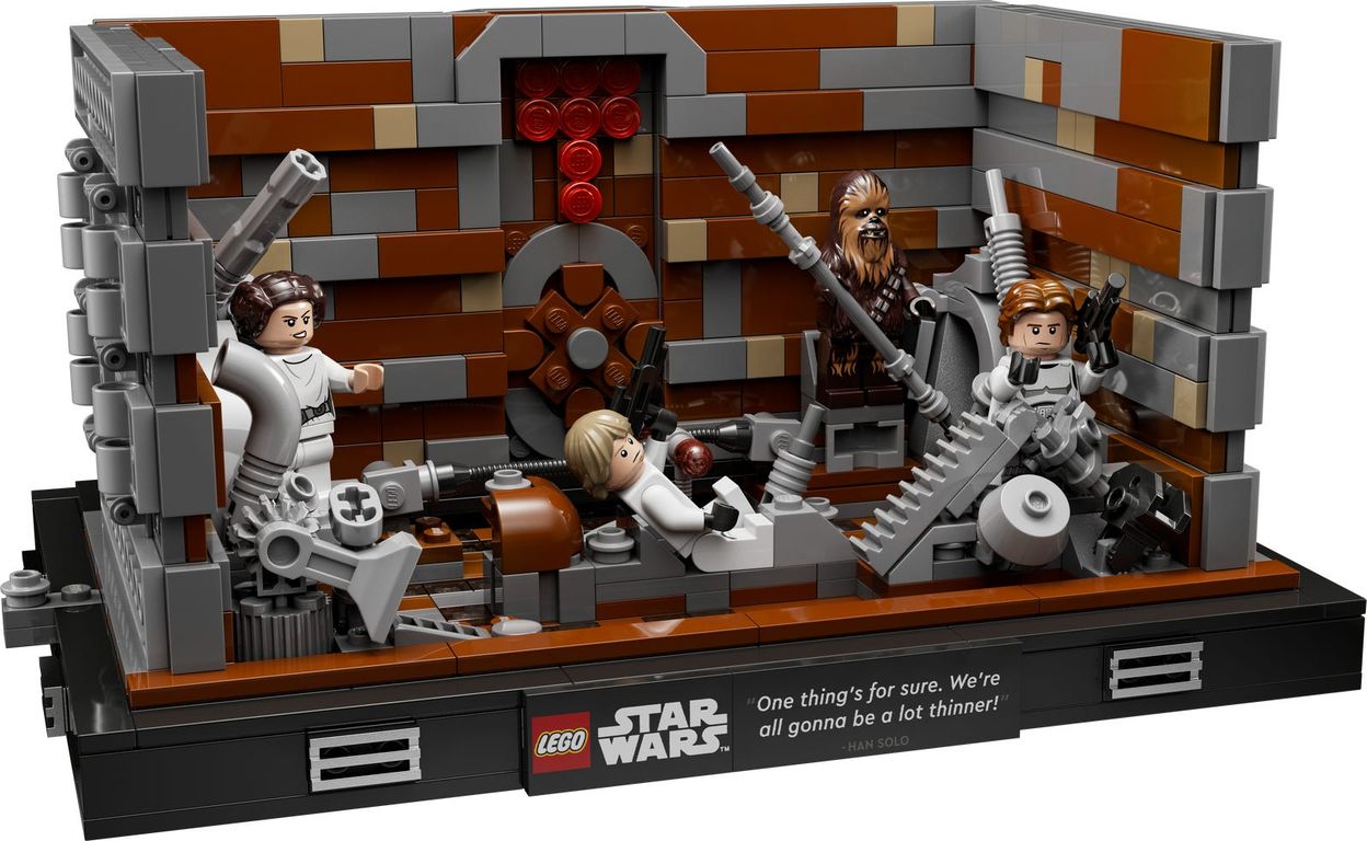 LEGO® Star Wars Death Star™ Trash Compactor Diorama components