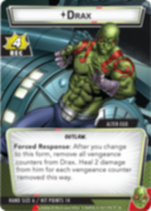 Marvel Champions: Il Gioco di Carte – Drax: Pack Eroe carta